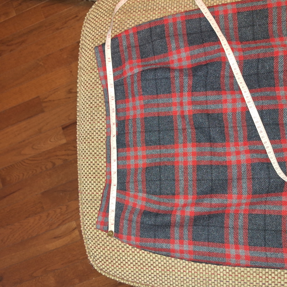 Requirements Red and Black Plaid Midi Pencil Scarf Fringe Skirt-Bundle 3/$15 - Picture 3 of 9
